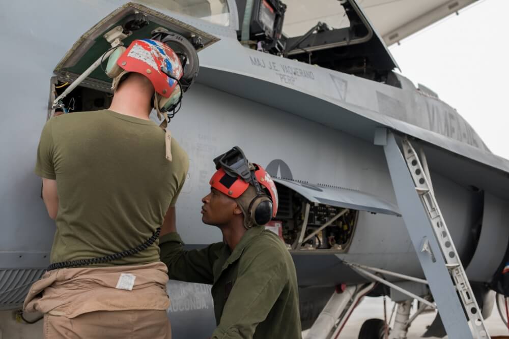 F 18 Marine Maintenance Photo Cpl. Roderick Jacquote F 18 Marine Maintenance Photo Cpl. Roderick Jacquote