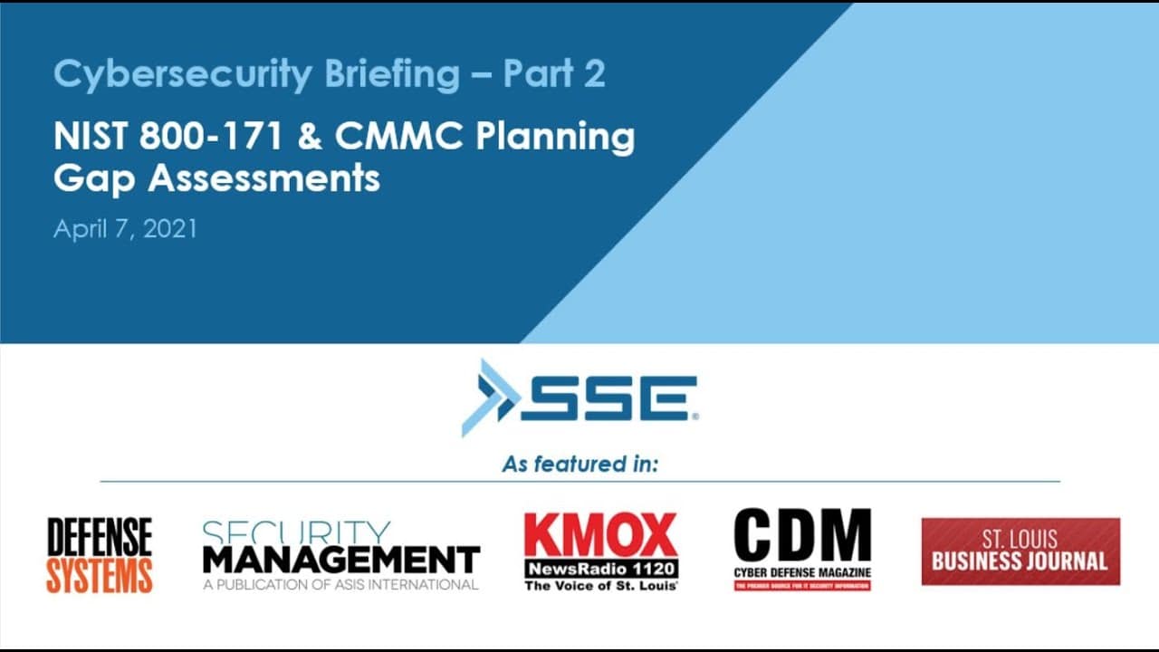 Part 2 NIST 800 171 and CMMC Gap Assessment